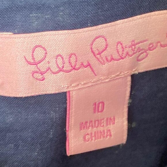 Reeve Sleeveless Papillon Navy Lace Sheath Dress - Picture 5 of 6